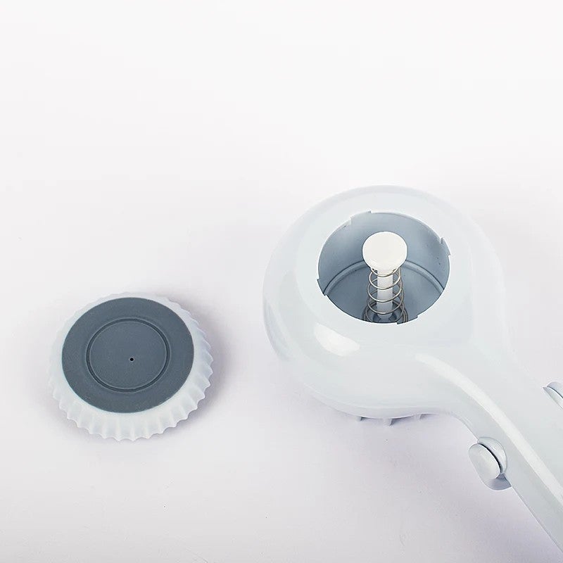 Bluejw 3-in-1 Pet Shower Sprayer & Shampoo Dispenser - Handheld Dog Bath Brush Massager Tool for Easy Washing & Grooming - Image 4